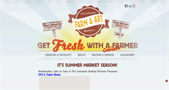 Desktop Screenshot of farmandartmarket.com